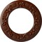 Ekena Millwork Ribbon with Bow Medallion (Canopies up to 7 1/2"), 12 1/4"OD x 7 1/2"ID x 7/8"P, Burnished Mahogany CM12RIBMC - alternate 1
